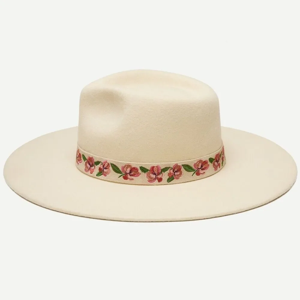 Anthropologie Wyeth x Frida Kahlo Rafaela Crema Hat Wool OS NEW